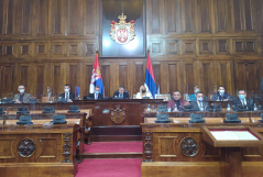 26. januar 2021. Prvo vanredno zasedanje Narodne skupštine Republike Srbije u Dvanaestom sazivu 